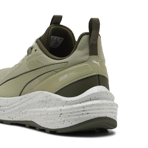 Puma Mens Flare Pro Trail Sneakers In Dark Olive/Lux Army/Dust