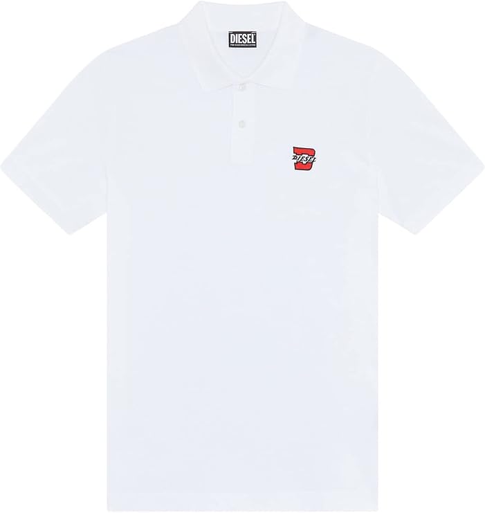 Diesel Mens Golfer In White