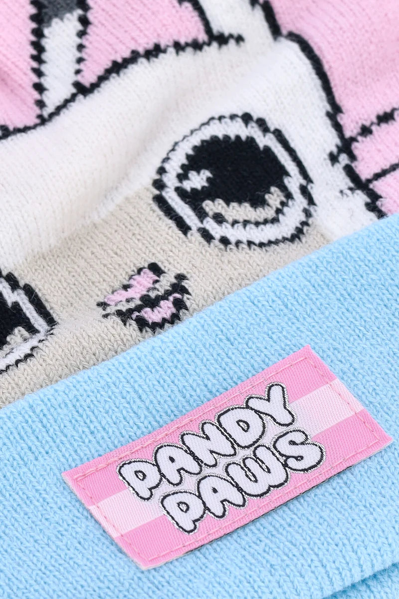 Girls One Up Beanie Gabby'S Dollhouse Pink & Blue