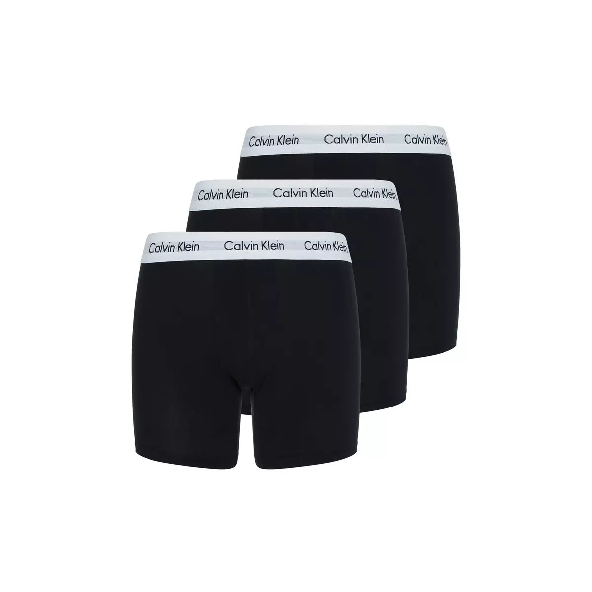 Calvin Klein Mens 3 Pack Boxers In Black