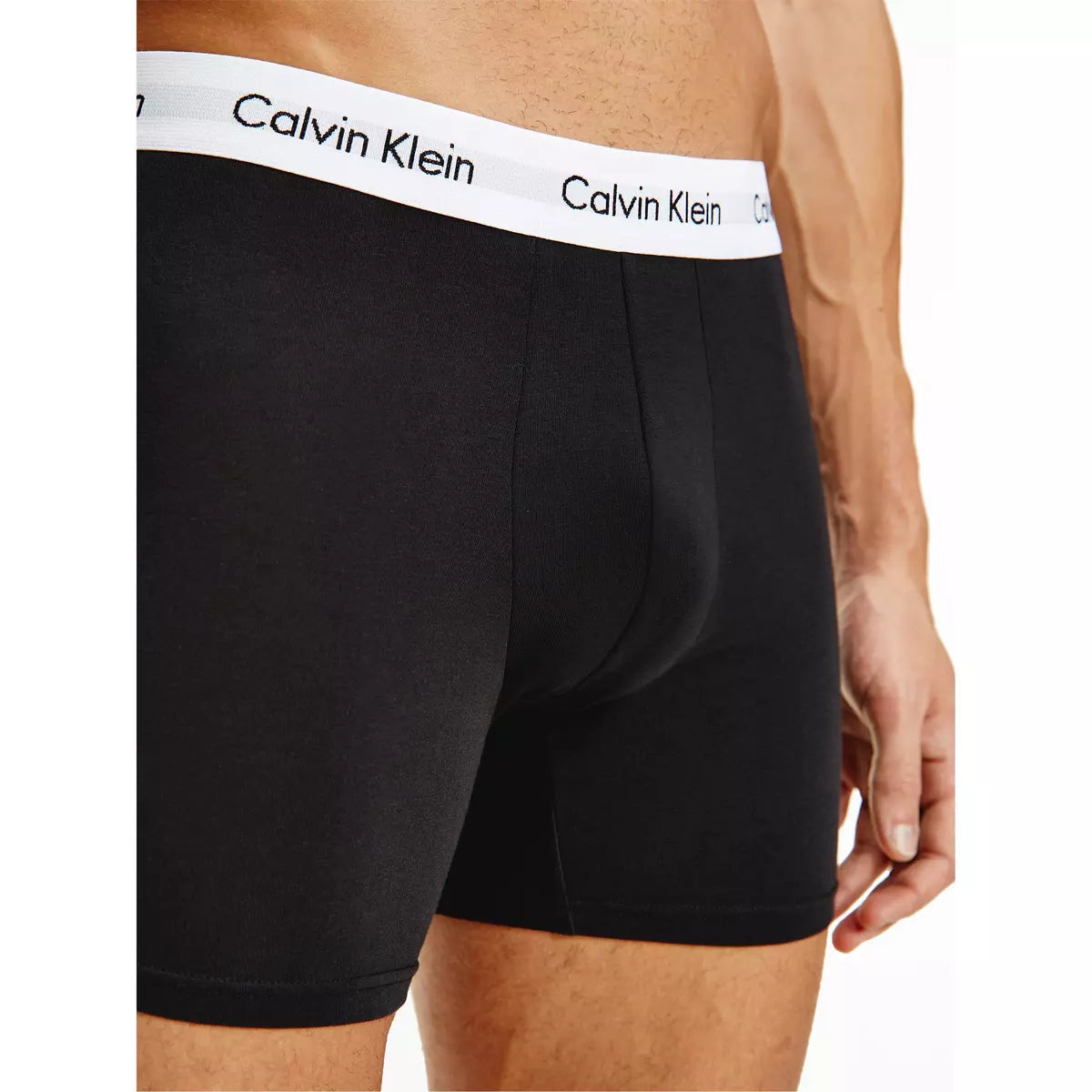 Calvin Klein Mens 3 Pack Boxers In Black