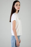 Sissy boy Womens Regular T-shirt With Pearl Logo In White
