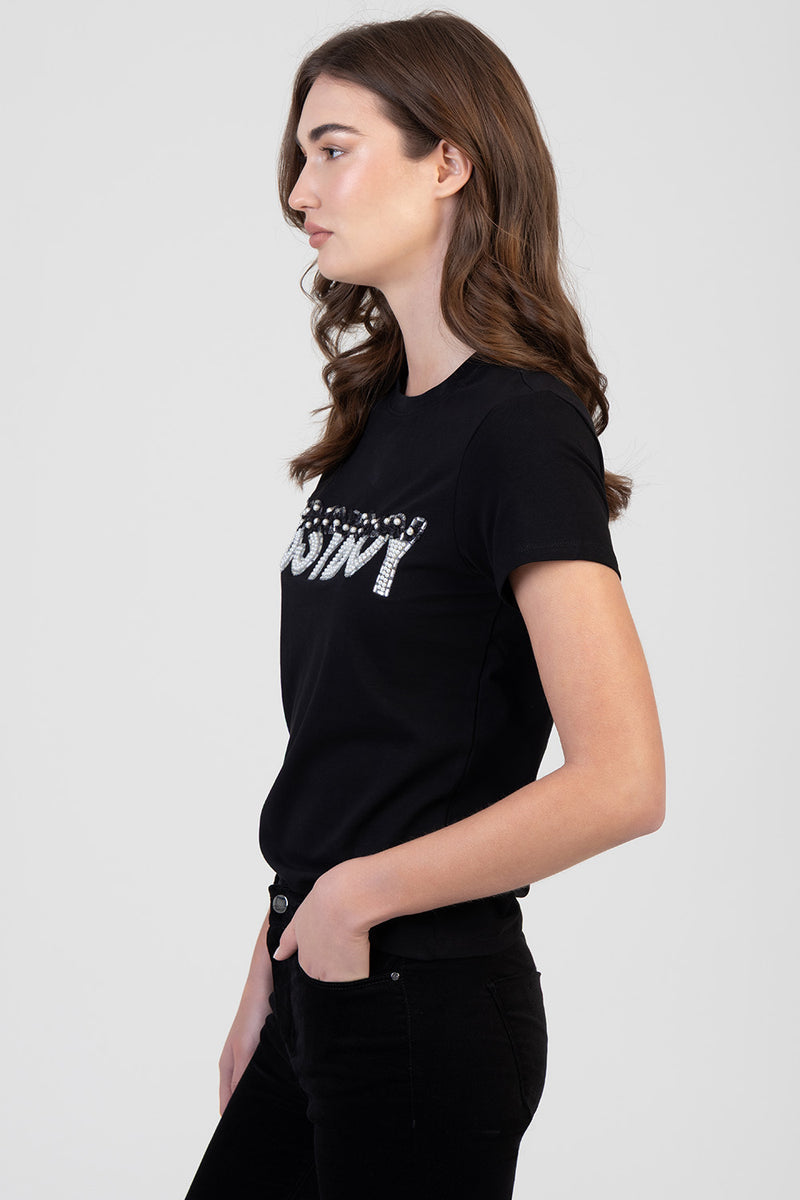 Sissy boy Womens Final Boss Regular T-Shirt In Black