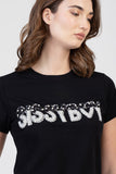 Sissy boy Womens Final Boss Regular T-Shirt In Black