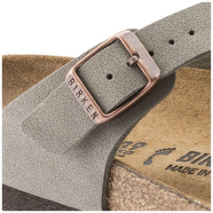 Birkenstock Gizeh 43391 Birko-Flor Nubuk Stone