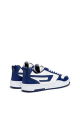 Diesel Y03204P5576 Mens S-Ukiyo V2 Low Sneakers White & Blue