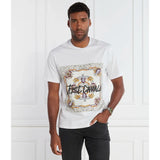 Just Cavalli 75Oahf05 Cj200 R Scudetti T-Shirt White