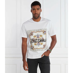 Just Cavalli 75Oahf05 Cj200 R Scudetti T-Shirt White