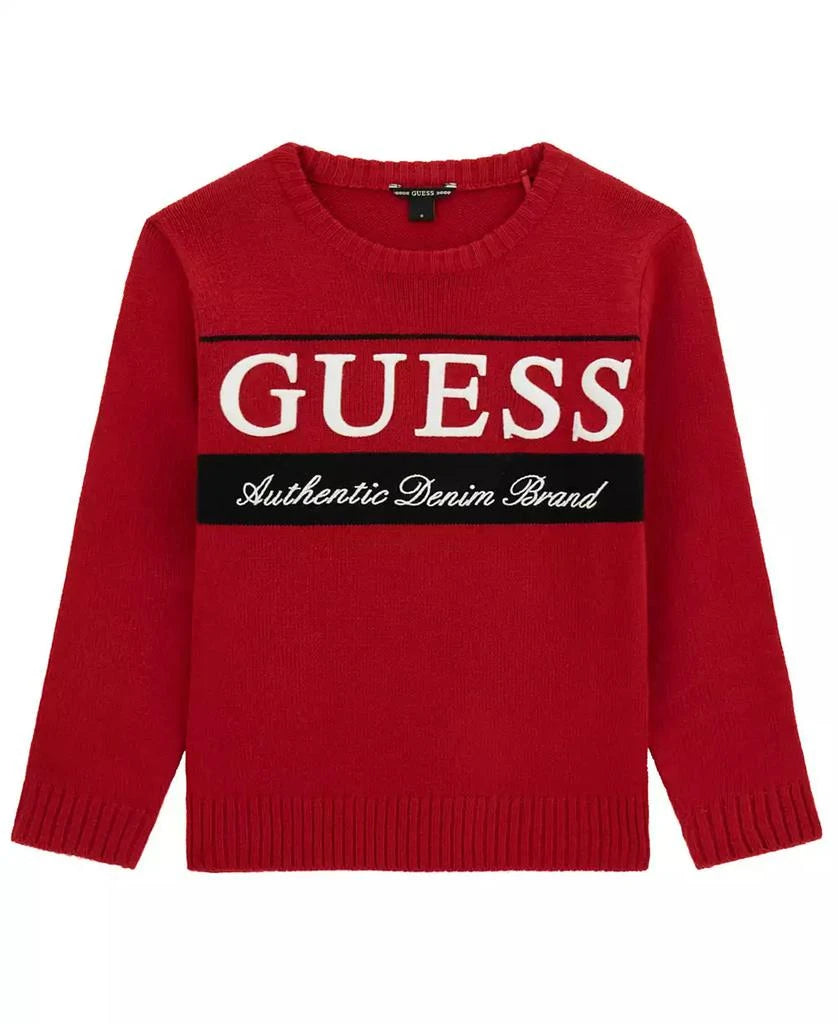 Guess Kids 2B Ls Sweater Red