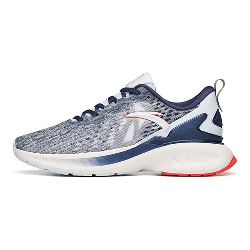 Anta Mens Running Shoes In Grey & Blue