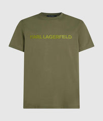 Karl Lagerfeld Mens Essential T-Shirt In Olive