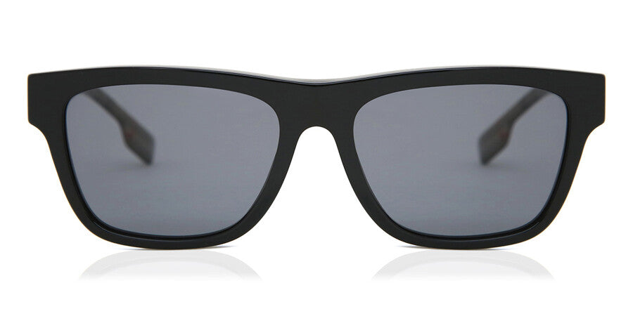 Burberry Unisex Glasses In Shiny Black