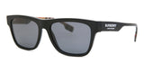 Burberry Unisex Glasses In Shiny Black