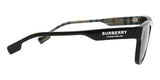 Burberry Unisex Glasses In Shiny Black