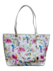 Pierre Cardin Emma Floral Tote White Floral