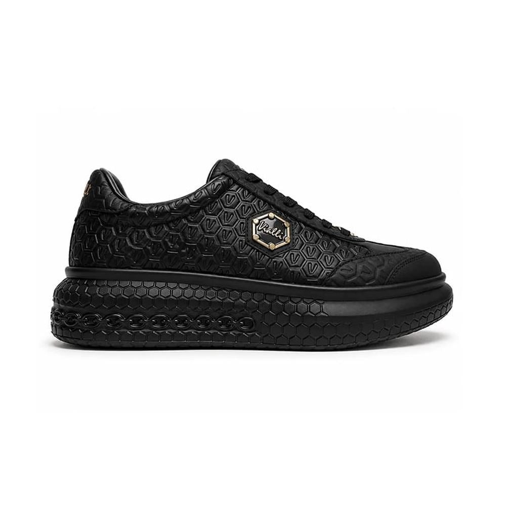 Vialli Mens Dino Sneakers In Black