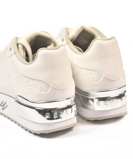 Replay Womens Penny RBJ Sneakers In White