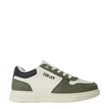 Soviet Boys Infants Society 23 Low Cut Lace Up Sneakers In Beige/Olive