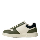 Soviet Boys Infants Society 23 Low Cut Lace Up Sneakers In Beige/Olive