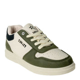 Soviet Boys Infants Society 23 Low Cut Lace Up Sneakers In Beige/Olive