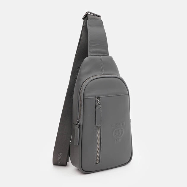 Cerruti Principe Mens Fill Body Bag In Grey