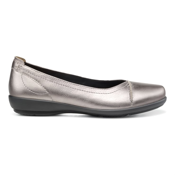 Hotter Womens Robyn II Shoes In Pewter Metallic