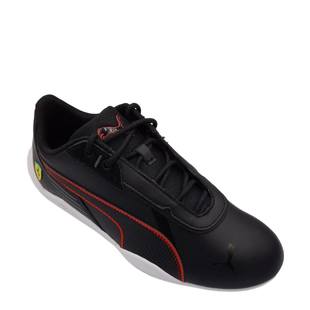 Puma Mens Ferrari R Cat Machina Sneakers In Black/Rosso Corsa/White