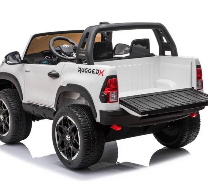 Electric Ride On Toyota Hilux Play Car In White