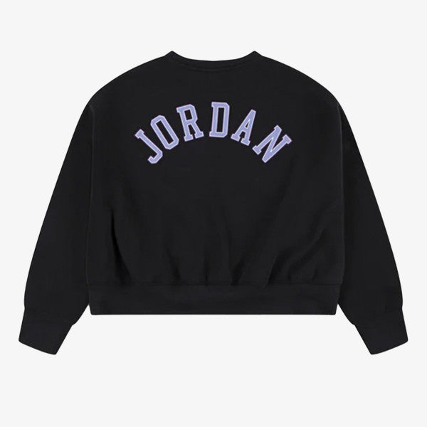 Jordan Girls Sweatshirt In Black