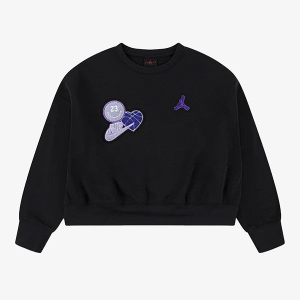 Jordan Girls Sweatshirt In Black