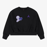 Jordan Girls Sweatshirt In Black