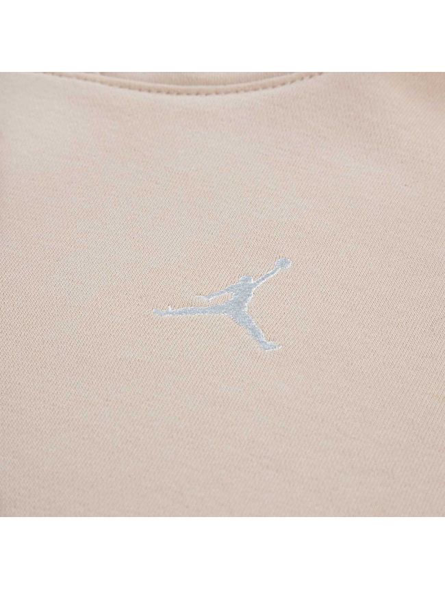Jordan Brooklyn French Terry Pull Over Hoodie In Legend Light Brown