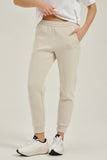 Anta Womens Trainer Knit Track Pants In Off White