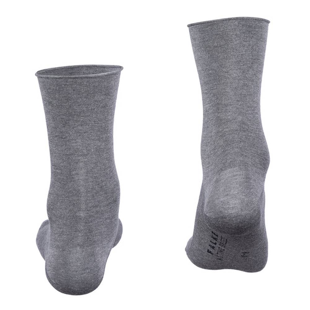 Falke Mens Active Breeze Crew Socks In Light Grey Melange