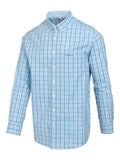 Pringle Mens Damion Long Sleeve Classic Shirt In Blue
