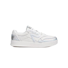 Replay Womens Oyzone Blink Shoes in White and Metallic