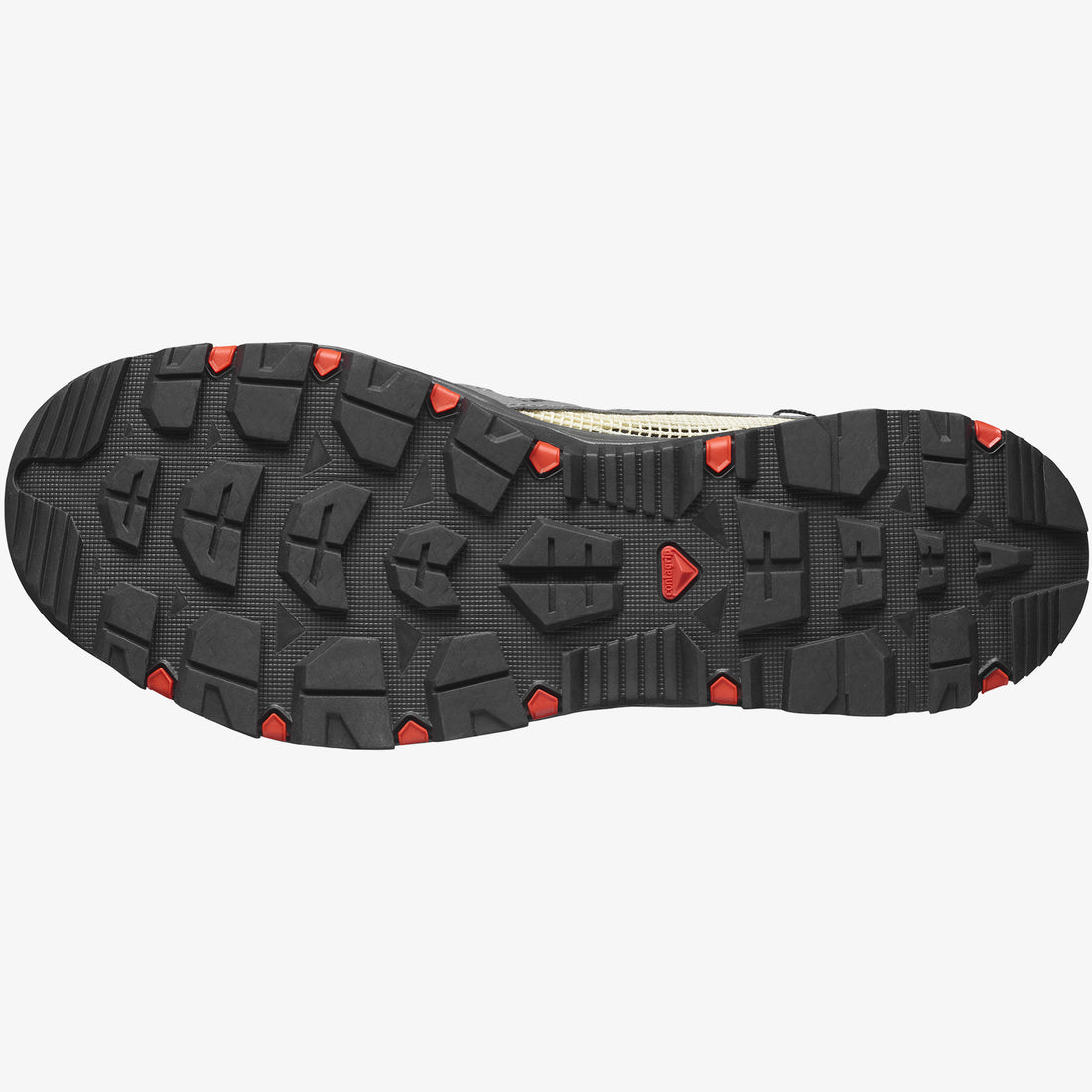 Salomon Mens Techamphibian 5 Shoes In Pewter/Moth/Fiery Red