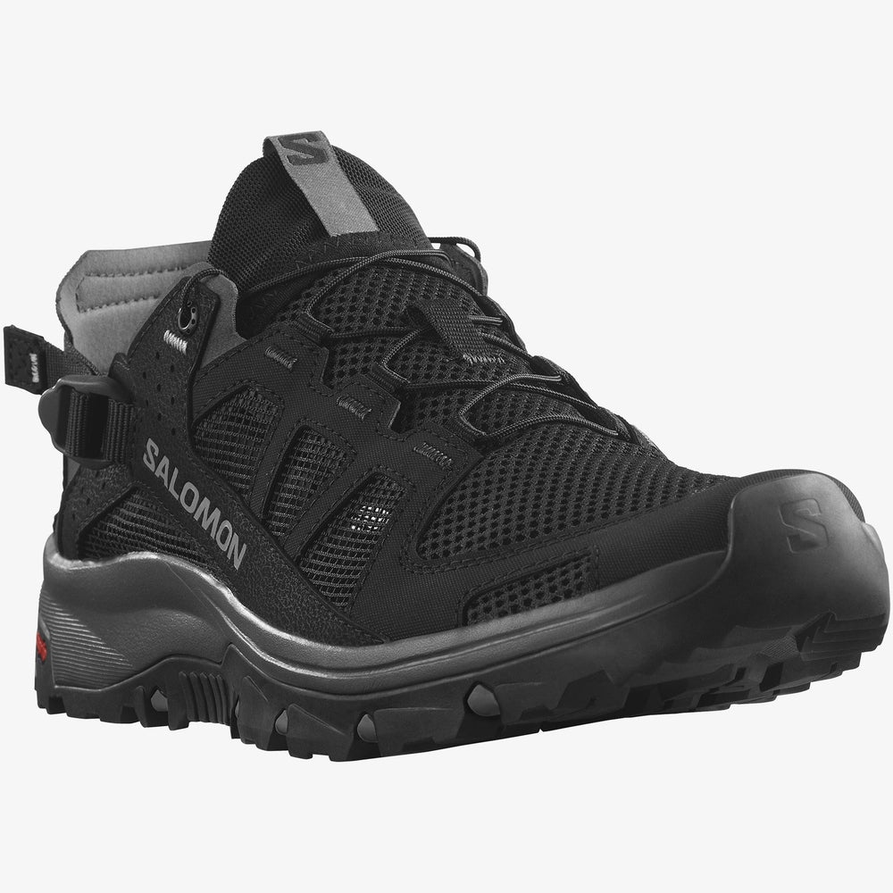 Salomon Mens Techamphibian 5 Sneakers In Black/Magnet/Monument