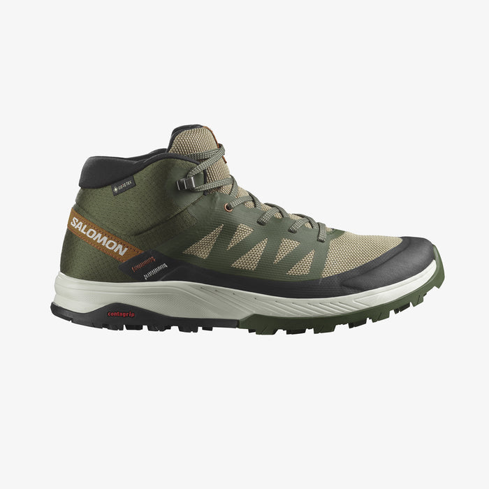 Salomon 471436 Outrise Mid Gtx Shoes Olive Night