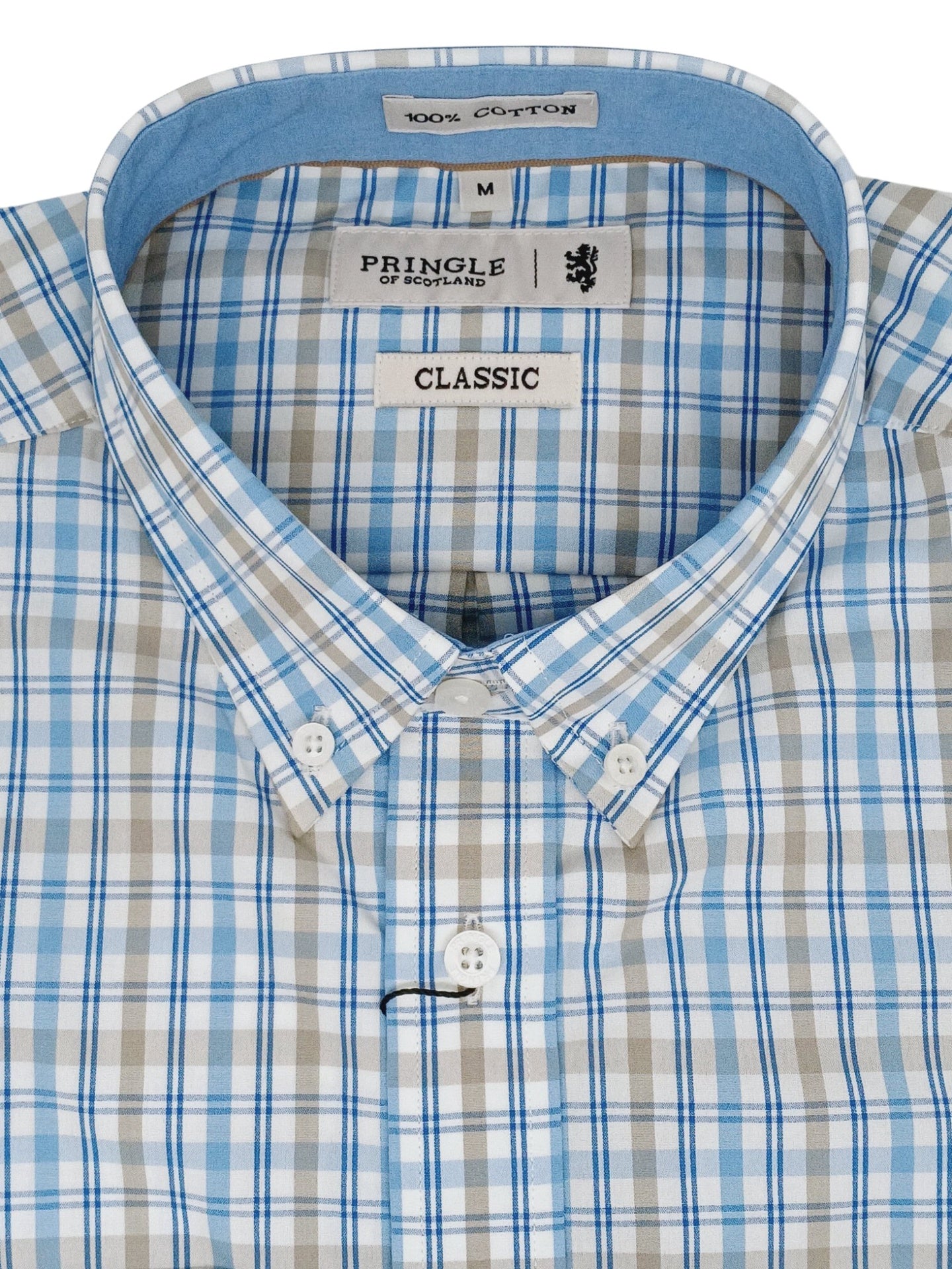 Pringle Mens Nicholas Classis Shirt In Blue