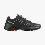 Salomon Mens Speedcross Peak Shoes In Black/Black/Glacier Gray