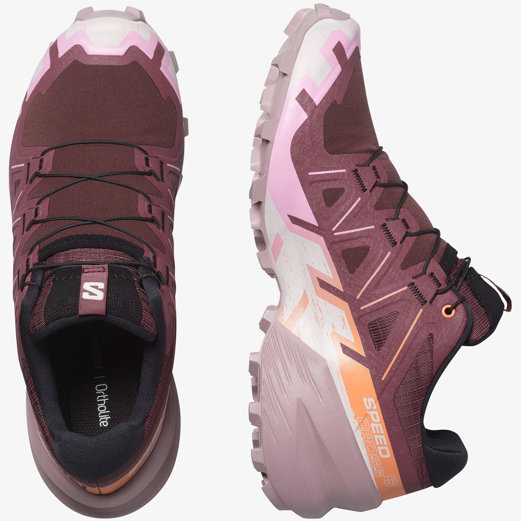 Salomon Womens Speedcross 6 Shoes Mauve