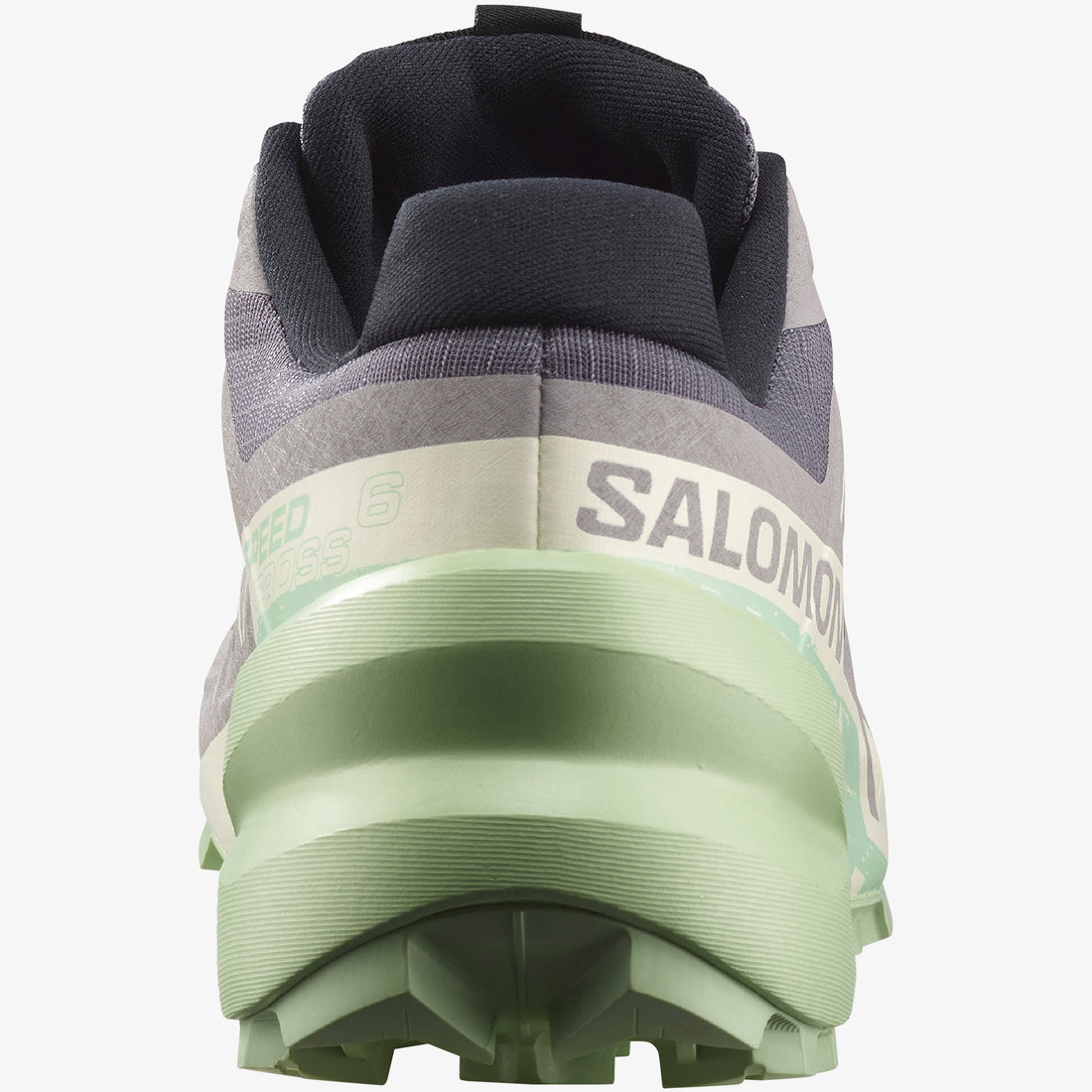Salomon Womens Speedcross 6 Shoes In Castlerock/Vanilla Ice/Smoke Green