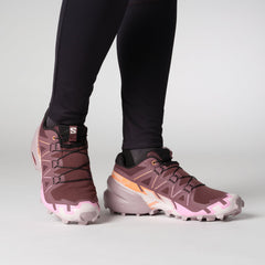 Salomon Womens Speedcross 6 Shoes Mauve