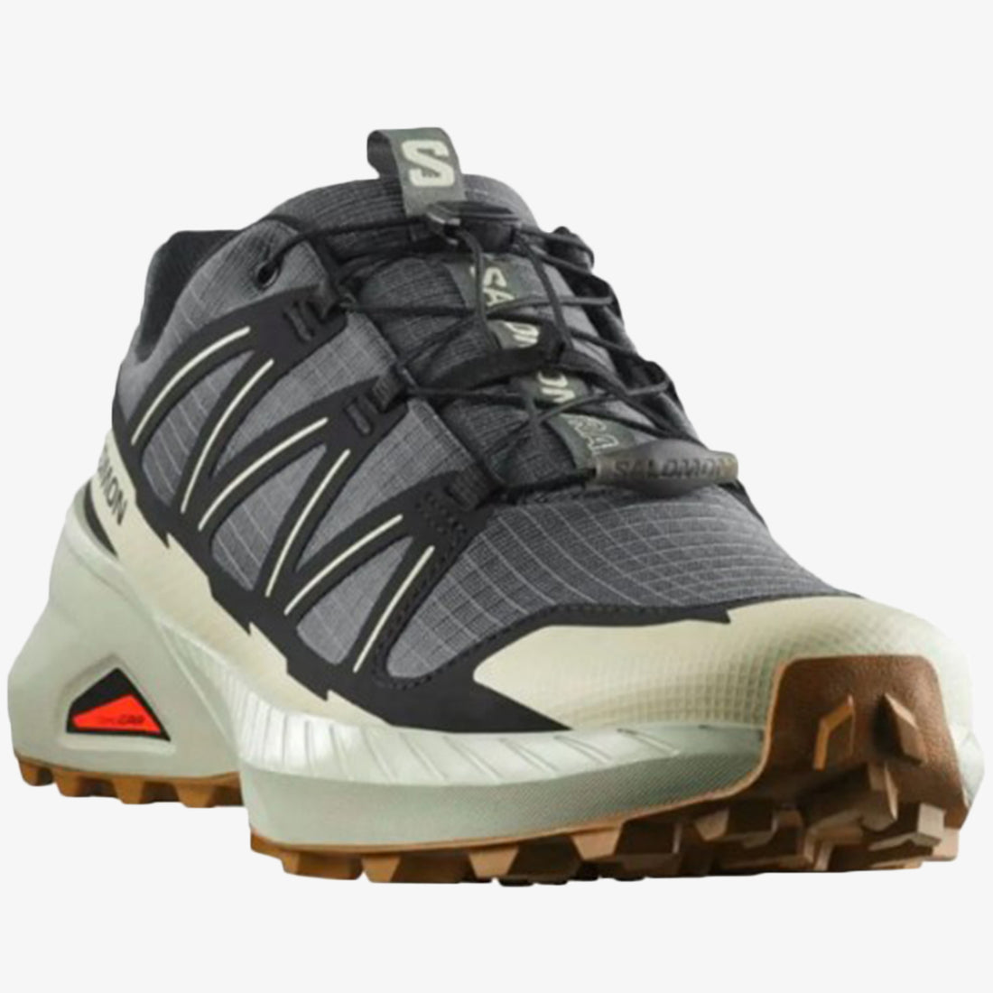 Salomon Mens Speedcross Peak Shoes In Urban Chic/Black/Alfalfa