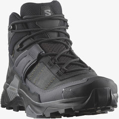 Salomon Mens X Ultra 5 Mid GTX Shoes In Black