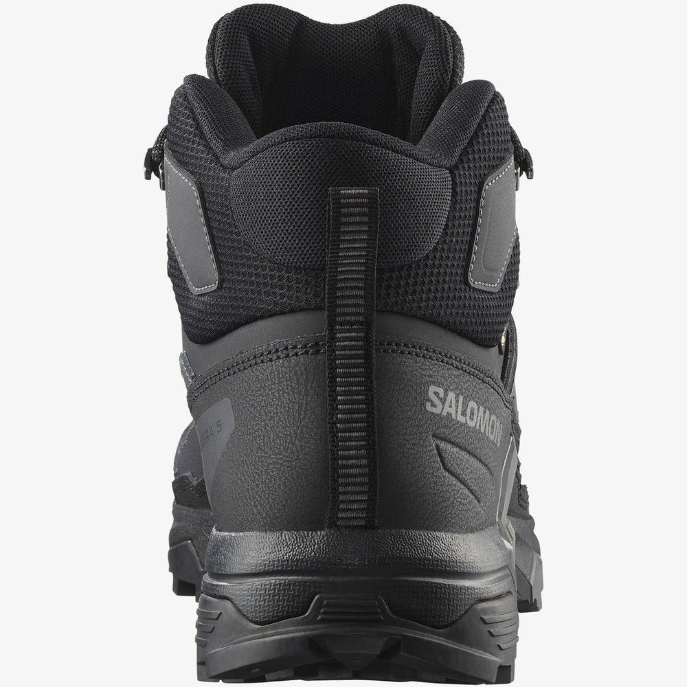 Salomon Mens X Ultra 5 Mid Gore Tex Boot In Black/Asphalt/Castlerock