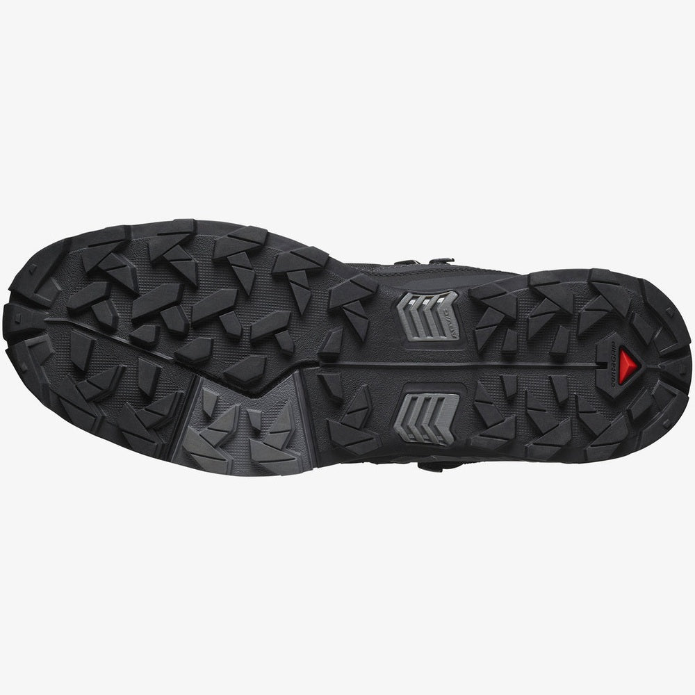 Salomon Mens X Ultra 5 Mid Gore Tex Boot In Black/Asphalt/Castlerock