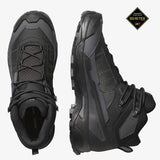 Salomon Mens X Ultra 5 Mid Gore Tex Boot In Black/Asphalt/Castlerock