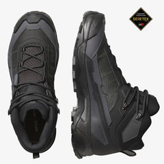 Salomon Mens X Ultra 5 Mid GTX Shoes In Black